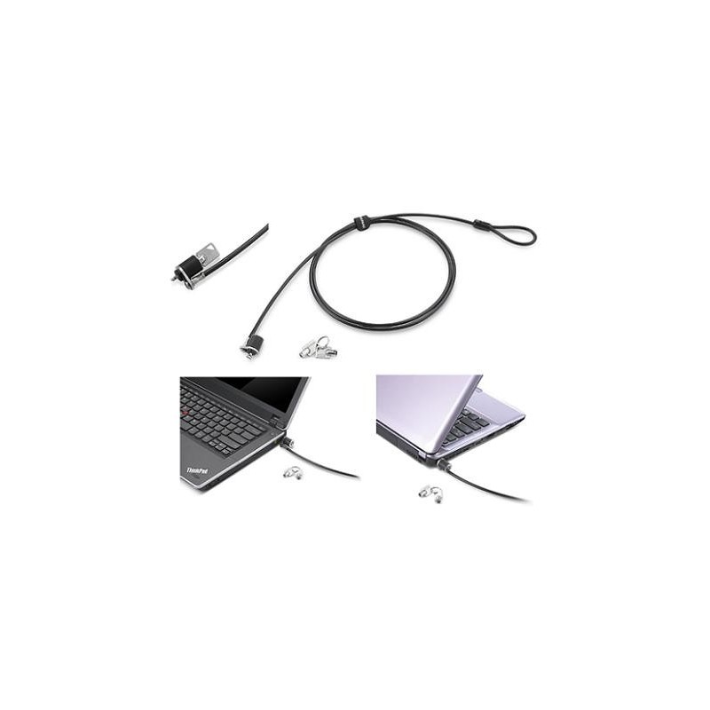 Lenovo 57Y4303 cavo di sicurezza Nero, Argento 1,52 m - TASTIERA QWERTZ